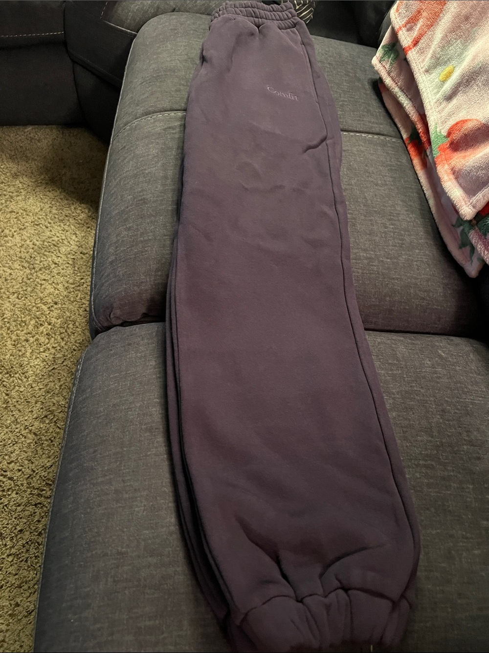 Comfortable Women's Track Joggers in Deep Plum